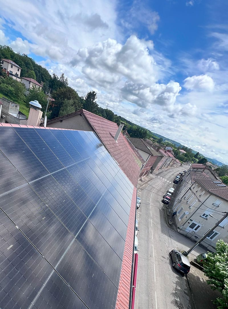 Panneaux photovoltaïques Pont-Évêque